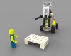 lego-forklift-technic-文体生活-玩具-工业CAD模型-3D城