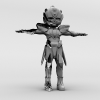 小兵-角色人体-角色-VR/AR模型-3D城
