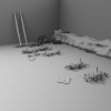 不毛之地-建筑-基础设施-VR/AR模型-3D城