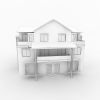 别墅-建筑-住宅-VR/AR模型-3D城