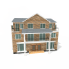 别墅-建筑-住宅-VR/AR模型-3D城
