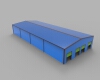 warehouse-made-from-racks-20x50x6-m-建筑-厂房-工业CAD模型-3D城