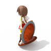 小天使-角色人体-角色-VR/AR模型-3D城