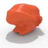 70310dp 树懒头骨-首饰-3D打印模型-3D城
