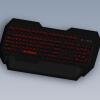 v100-backlit-gaming-keyboard-科技-电脑-工业CAD模型-3D城