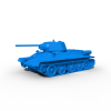 苏联二战坦克 - T-34-科学技术-3D打印模型-3D城