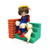小loli-角色人体-角色-VR/AR模型-3D城