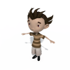 小男孩-角色人体-角色-VR/AR模型-3D城