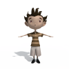 小男孩-角色人体-角色-VR/AR模型-3D城