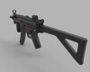 airsoft-mp5k-pdw-军事-武器-工业CAD模型-3D城