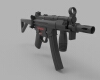 airsoft-mp5k-pdw-军事-武器-工业CAD模型-3D城
