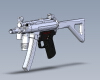airsoft-mp5k-pdw-军事-武器-工业CAD模型-3D城