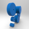 蚂蚱齿轮脚本-游戏&玩具-3D打印模型-3D城