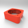 Slip on 40mm fan mount-小工具-3D打印模型-3D城