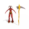 女兽人-角色人体-角色-VR/AR模型-3D城