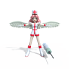 长翅膀的护士-角色人体-角色-VR/AR模型-3D城