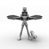 长翅膀的护士-角色人体-角色-VR/AR模型-3D城