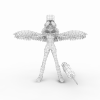 长翅膀的护士-角色人体-角色-VR/AR模型-3D城