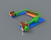 Bend pipe clamp-工业设备-零部件-工业CAD模型-3D城