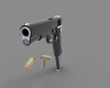 colt-m1911-a1-军事-武器-工业CAD模型-3D城