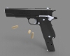 colt-m1911-a1-军事-武器-工业CAD模型-3D城