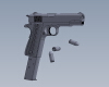 colt-m1911-a1-军事-武器-工业CAD模型-3D城