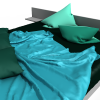 床-家居-床-VR/AR模型-3D城