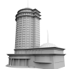 漂亮的酒店-建筑-办公-VR/AR模型-3D城