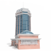 漂亮的酒店-建筑-办公-VR/AR模型-3D城