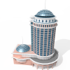 漂亮的酒店-建筑-办公-VR/AR模型-3D城