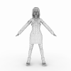 七尾人柱力-角色人体-角色-VR/AR模型-3D城