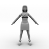 七尾人柱力-角色人体-角色-VR/AR模型-3D城