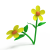 黄花-动植物-花草-VR/AR模型-3D城