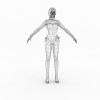 21164 生化危机4兔女郎-角色人体-女人-VR/AR模型-3D城