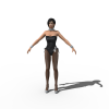 21164 生化危机4兔女郎-角色人体-女人-VR/AR模型-3D城