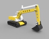 construction-grade-excavator-wooden-toy-汽车-其它-工业CAD模型-3D城