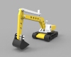 construction-grade-excavator-wooden-toy-汽车-其它-工业CAD模型-3D城