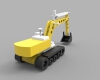 construction-grade-excavator-wooden-toy-汽车-其它-工业CAD模型-3D城