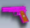 colt-m-1911-军事-枪炮-工业CAD模型-3D城