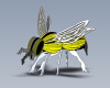my-bumble-bee-yellow-jacket-wasp-sheet-metal-puzzle-metalcraftdesign-3d-model-puzzle-insect-文体生活-玩具-工业CAD模型-3D城