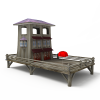 水边房屋-建筑-VR/AR模型-3D城