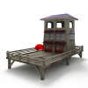水边房屋-建筑-VR/AR模型-3D城
