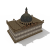 欧洲复古城堡-建筑-古建筑-VR/AR模型-3D城