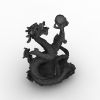 雕塑-文体生活-艺术品-VR/AR模型-3D城