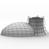 温室-建筑-办公-VR/AR模型-3D城