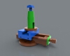 The lathe slide-工业设备-零部件-工业CAD模型-3D城