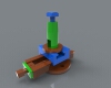 The lathe slide-工业设备-零部件-工业CAD模型-3D城