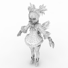 Tera-Elin种族可爱loli-角色人体-角色-VR/AR模型-3D城