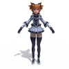 Tera-Elin种族可爱loli-角色人体-角色-VR/AR模型-3D城