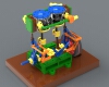 Vertical two-cylinder steam engine-工业设备-机器设备-工业CAD模型-3D城